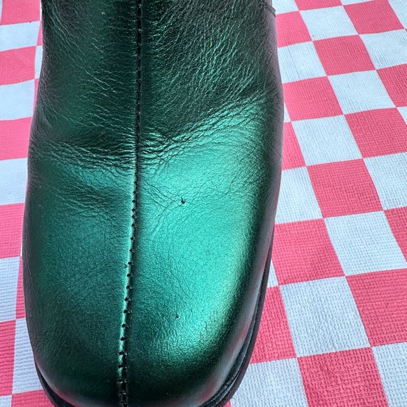 Metallic Green L’intervalle boots - Picture 2 of 5